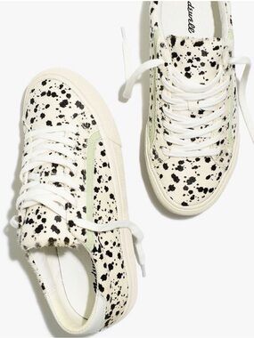 NIB Madewell Sidewalk Sneakers Calf Hair